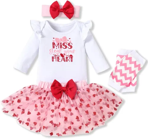 Vista 24 de Aalizzwell Traje de falda navideña para bebés recién nacidos american