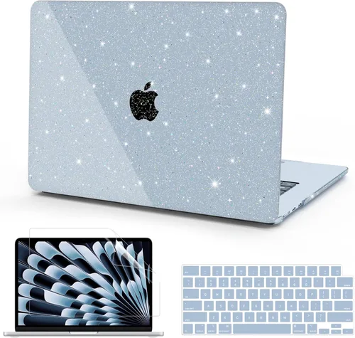 Vista 22 de B BELK Funda compatible con MacBook Air de 15 pulgadas 2025 2024 2023 Release M4 M3 M2 A3241 A3114 A2941 Liquid Retina Display, carcasa rígida