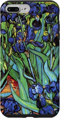 Vista 12 de Irises by Vincent Van Gogh, Flowers in a Garden - Carcasa para iPhone 17