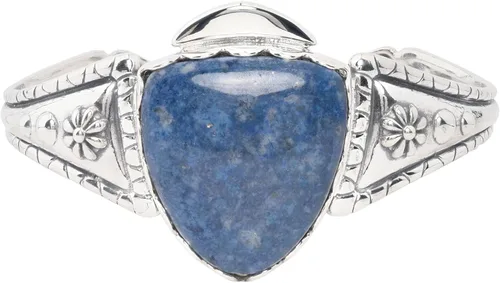 Vista 5 de Pulsera de plata de ley con piedras preciosas de flecha tamaño S M L Metal howlita