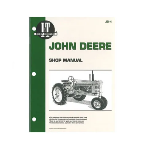 Vista 5 de RAParts SMJD4 ITJD4 JD-4 JD4 Nuevo manual de taller para tractor John Deere A B D G H M MT