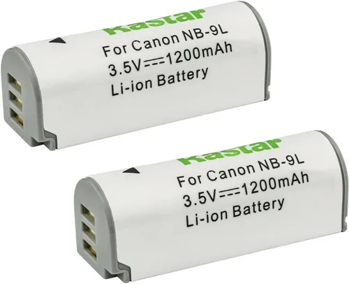 Vista 5 de Kastar Paquete de 1 batería NB-9L de 3.5 V 1200 mAh de repuesto para Canon PowerShot N, PowerShot N2, Powershot ELPH 510 HS, Powershot ELPH 520 HS