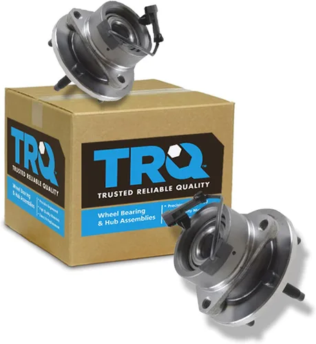 Vista 125 de TRQ Juego de 2 rodamientos de rueda delantera y conjunto de cubo compatible con Tesla 3 2020 Y 2018-2019 para Tesla 3 2020 Tesla Y AWD 2018-2019