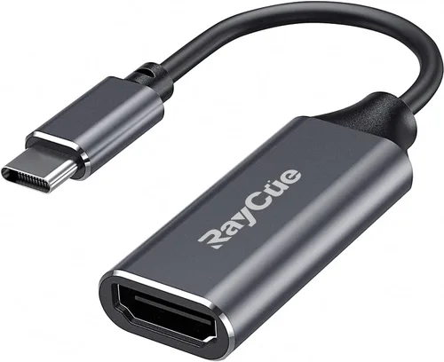 Vista 7 de RayCue Adaptador USB C a HDMI 4K, adaptador USB tipo C a HDMI [compatible con Thunderbolt 3/4] con iPhone 15 Pro/Max, MacBook Pro/Air 2023, iPad
