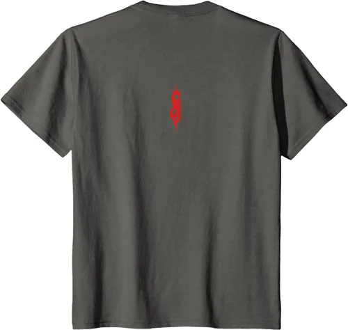 Vista 118 de Slipknot Tribal Calavera playera, niños 12, Rojo