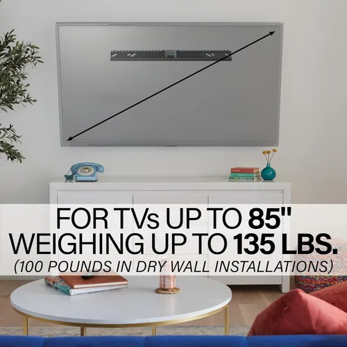 Vista 2 de Soporte de pared para TV de 32 a 85 pulgadas de hasta 100 libras, compatible con televisores Amazon Fire