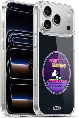 Vista 89 de Head Case Designs Funda de gel suave con licencia oficial de Peanuts Tropical Surf Snoopy Aloha Disco compatible con Apple iPhone 13 Mini Surf