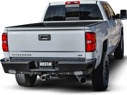 Vista 9 de Westin 58-341155 HDX Bandit parachoques trasero para Silverado Sierra 2500 3500 2015-2019