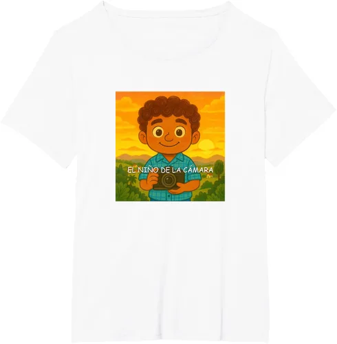 Vista 117 de Camiseta El Niño de la Cámara – Diseño Oficial del Cuento Ilustrado