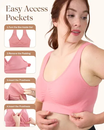 Vista 33 de Coobie Brasier sin costuras de cobertura completa para mujer con acolchado extraíble para mayor comodidad