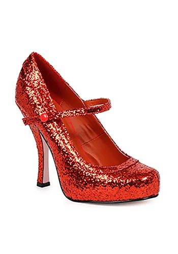Tacones de Brillo Rojo para Mujer Multicolor de Ellie