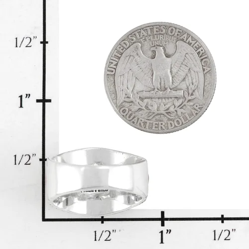 Vista 4 de Anillo turquesa de plata de ley 925 con piedras preciosas auténticas, tamaño 6 a 11