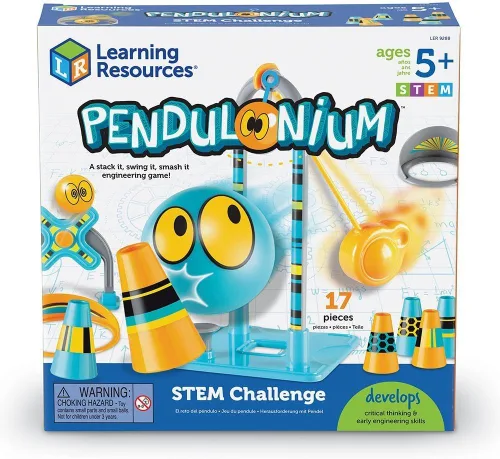 Vista 6 de Learning Resources Pendulonium STEM Challenge, juego de péndulo para niños, 16 piezas, a partir de 5 años
