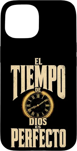 Vista 6 de Fe Cristiana El Tiempo De Dios ES Perfecto Vintage Clock Case for iPhone Air
