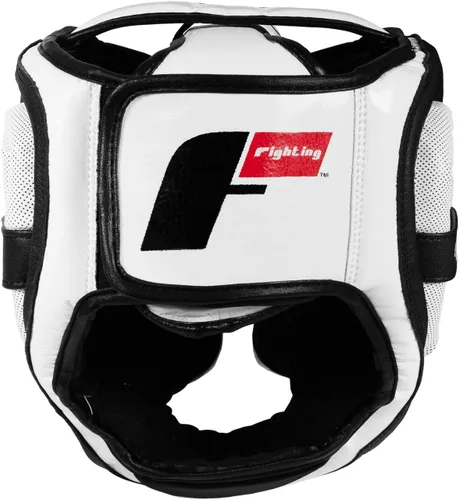 Vista 4 de Fighting Sports S2 Gel Full Training Headgear, Negro/Blanco, Regular