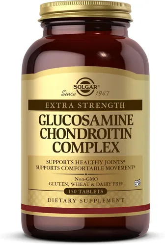 Vista 7 de Solgar Complejo de glucosamina condroitina extra fuerte, 75 tabletas