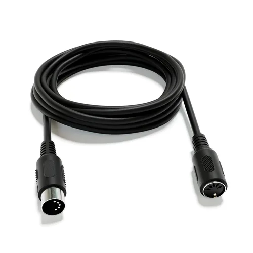 Vista 13 de Cable de audio de extensión MIDI - DIN de 5 pines - macho a macho/hembra [macho a hembra 100 cm - 39,37"]