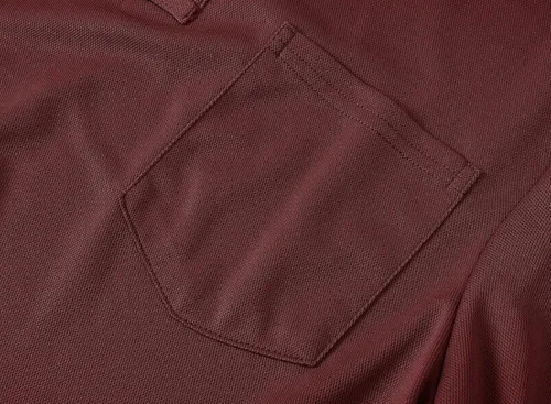 Vista 5 de BASUDAM Polo para hombre con bolsillo, secado rápido, manga corta, rendimiento activo