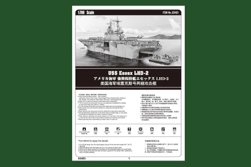 Vista 5 de Hobby Boss USS Essex LHD-2 Kit de construcción de modelo de barco