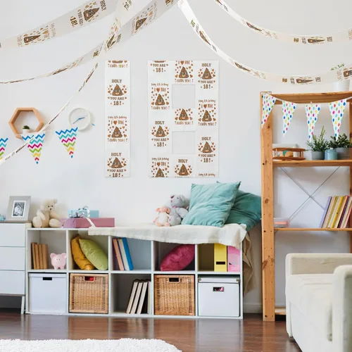 Vista 3 de Regalos de 18 cumpleaños para niño o niña - Feliz papel higiénico de broma - Decoraciones de 18 cumpleaños, suministros de fiesta y recuerdos