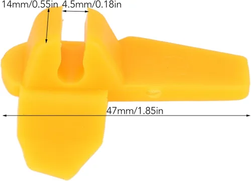 Vista 4 de Protector de máquina de neumáticos, 6 pares de insertos de plástico para cambiador de neumáticos, protector de borde de llanta de rueda para montar