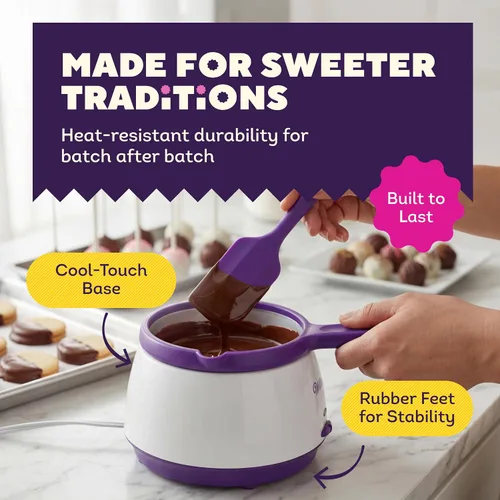 Vista 5 de Wilton Candy Melts Olla para Derretir, Perfecta para Fresas y Cakepops, Capacidad de 2.5 Tazas, el Empaque Puede Variar 2.5-Cup Electric Melting