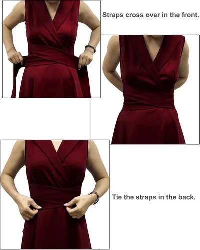 Vista 5 de FORTRIC Vestidos de invitada de boda para mujer 2023, verano, otoño, regreso a casa, formal