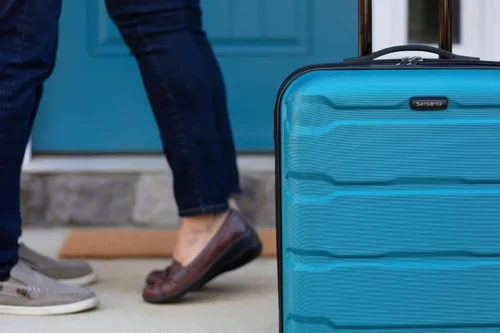 Vista 5 de Samsonite Omni PC - Maleta extensible rígida Azul Caribe