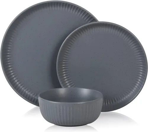 Vista 12 de Stone Lain Logan - Juego de 4 cuencos para pasta, color negro