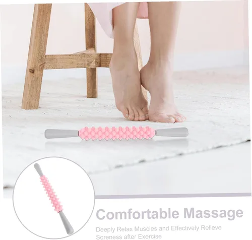 Vista 8 de TOYANDONA Trigger Point Massage Roller Stick for Deep Tissue Muscle Relief Portable Body Roller for Calf and Shoulder Therapy Post-Workout Tool for