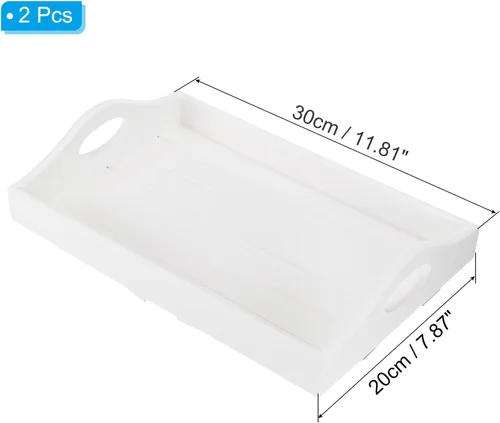 Vista 2 de PATIKIL Bandeja para reposabrazos de sofá, paquete de 2 bandejas de brazo para sofá con abrazadera en la mesa, mesa portátil para sofá, mesa