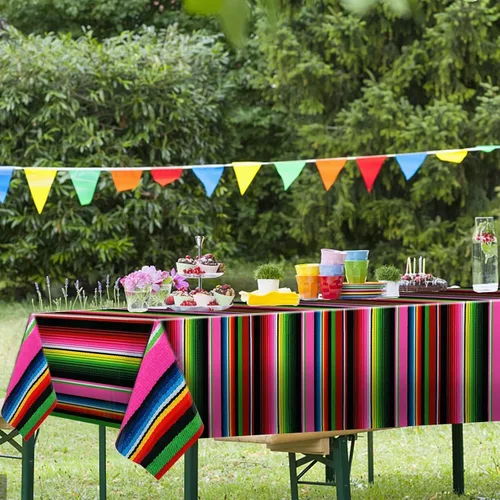 Vista 6 de Mantel de plástico con diseño de búho de ojo grande, 2 piezas, desechable, decoración de fiesta de cumpleaños, mantel de plástico para mesa