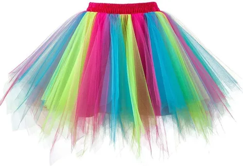 Vista 83 de Falda tutú de ballet para disfraz de fiesta de mujer