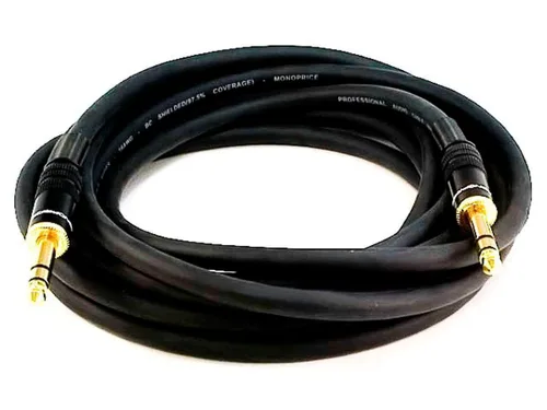 Vista 7 de Monoprice Cable TRS macho a macho de 1/4 pulgadas de la serie Premier de 50 pies, 16AWG (chapado en oro)