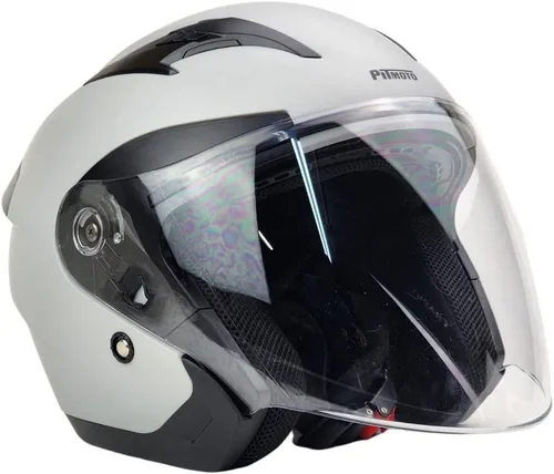 Vista 3 de Casco de moto abierto DOT, modelo PM-768
