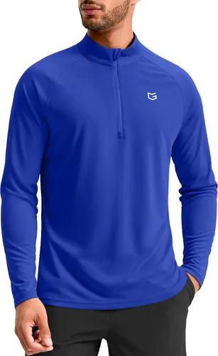 Vista 12 de G Gradual Camisetas deportivas de manga larga con cremallera de un cuarto Blanco