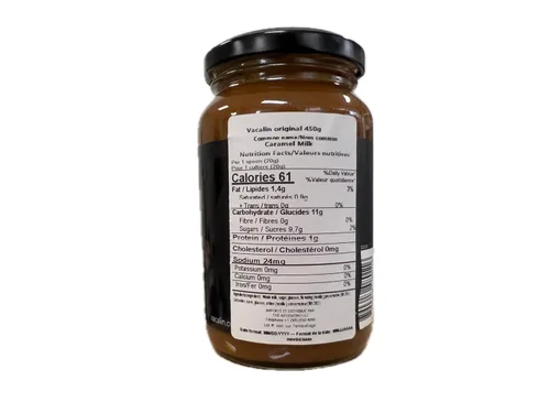 Vista 2 de Vacalin Dulce de Leche Classic Confitura cremosa de leche, 450 g / 15.87 oz