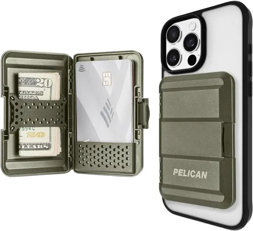Vista 8 de Pelican MagSafe Wallet para iPhone - Cartera magnética delgada para Negro