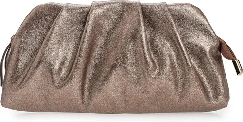 Vista 12 de CHARMING TAILOR Bolso tipo sobre elegante de cuero vegano suave con pliegues de PU para mujer Soft PU leather