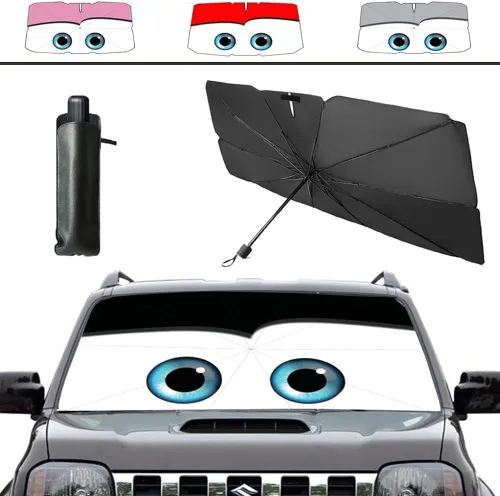Vista 25 de Parasol plegable para parabrisas de auto para ventana delantera Sombrilla para parabrisas de auto Visor solar para parabrisas 2025 Accesorios