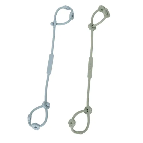 Vista 7 de Socub Correas de seguridad de juguete, correas ajustables de silicona para Silenciado+Albaricoque