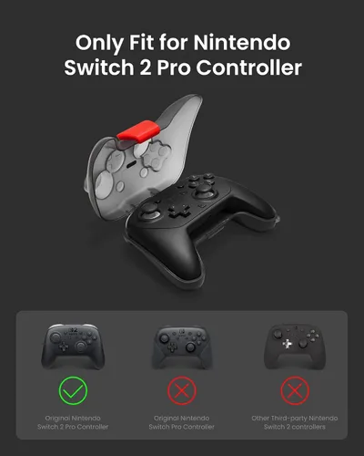 Vista 2 de tomtoc Protective Case for Nintendo Switch 2 Pro Controller, Hard Shell Joystick Protector, Portable Travel Storage Case, Shock-proof, Anti-scratch