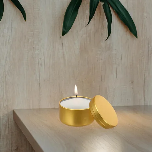 Vista 6 de Contenedores de almacenamiento vacíos, 24 latas de velas, latas de aluminio