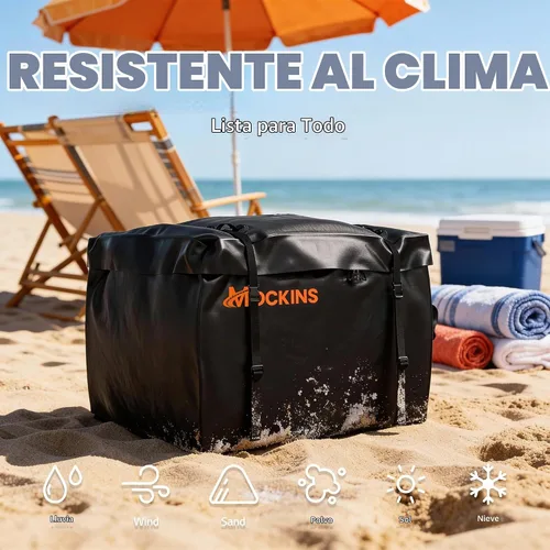 Vista 6 de Mockins 30 Cubic Ft Square Trailer Hitch Cargo Carrier Bag 40"x40"x32