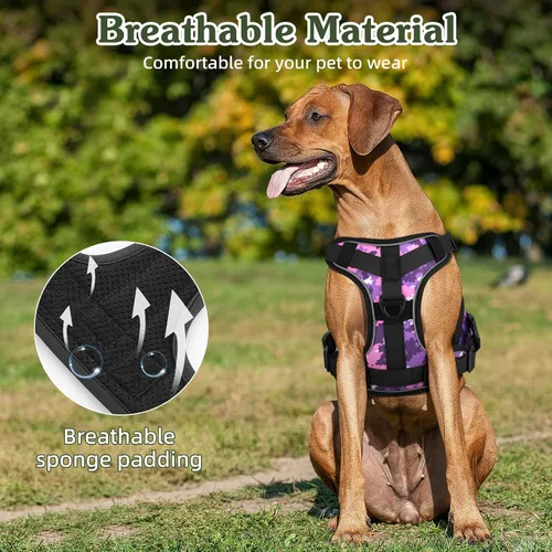 Vista 29 de VavoPaw Cinturón de Seguridad para Perros, Chaleco de Seguridad Arnés para Perros para Automóvil con Hebilla Ajustable Cinturón de Seguridad