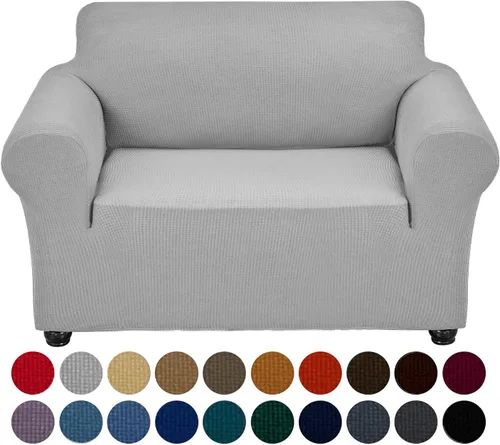 Vista 37 de Joccun Funda Elástica para Silla Sofá, Funda de Sofá de 1 Pieza Tela Jacquard de Spandex con Parte Inferior Elástica, Protector de Muebles Lavable