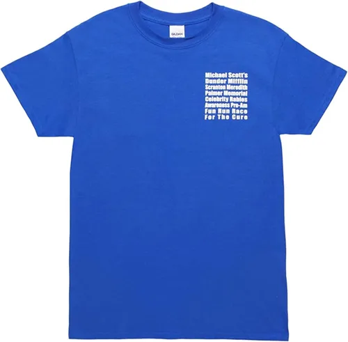 Vista 7 de The Office Michael Scott Fun Run Race Camiseta azul