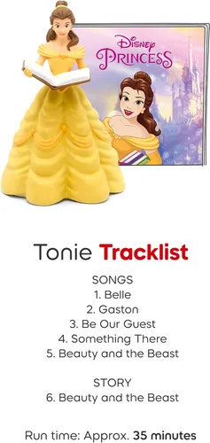 Vista 7 de Toniebox 2 Audio Player Disney Princess Bundle for Kids 3+ with Ariel, Moana, Merida, and Belle - Cloud Pink Nube rosada