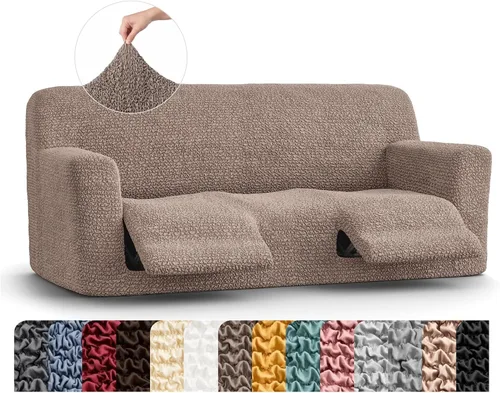 Vista 12 de PAULATO BY GA.I.CO. Funda para sillón reclinable, funda de ajuste suave, protector elástico de muebles reclinables de 1 pieza, tela hipoalergénica