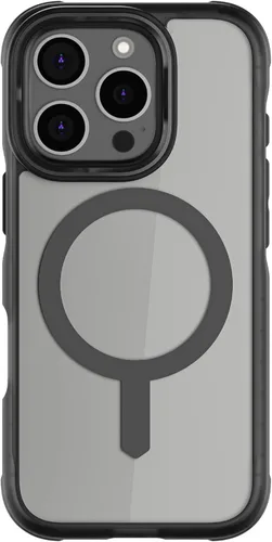 Vista 175 de Ghostek Covert Clear - Funda transparente para iPhone 15 Plus, silicona a prueba de golpes, compatible con accesorios Apple MagSafe, funda Negro